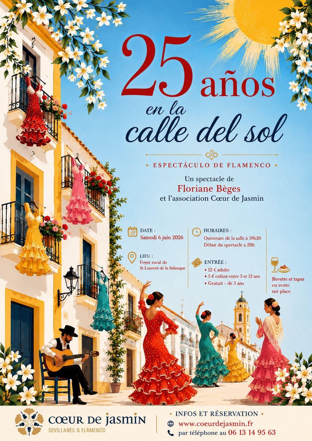 Affiche du spectacle 25 años en la calle del sol