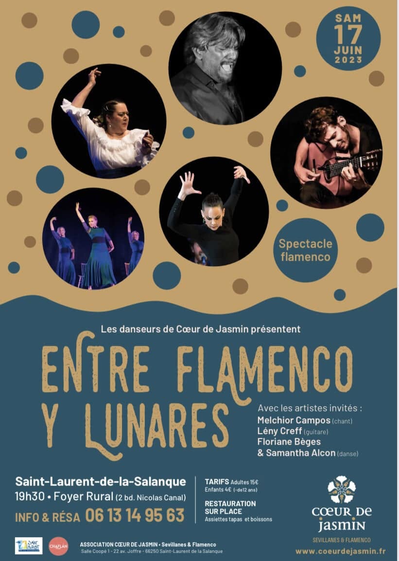 Affiche du spectacle Entre flamenco y lunares