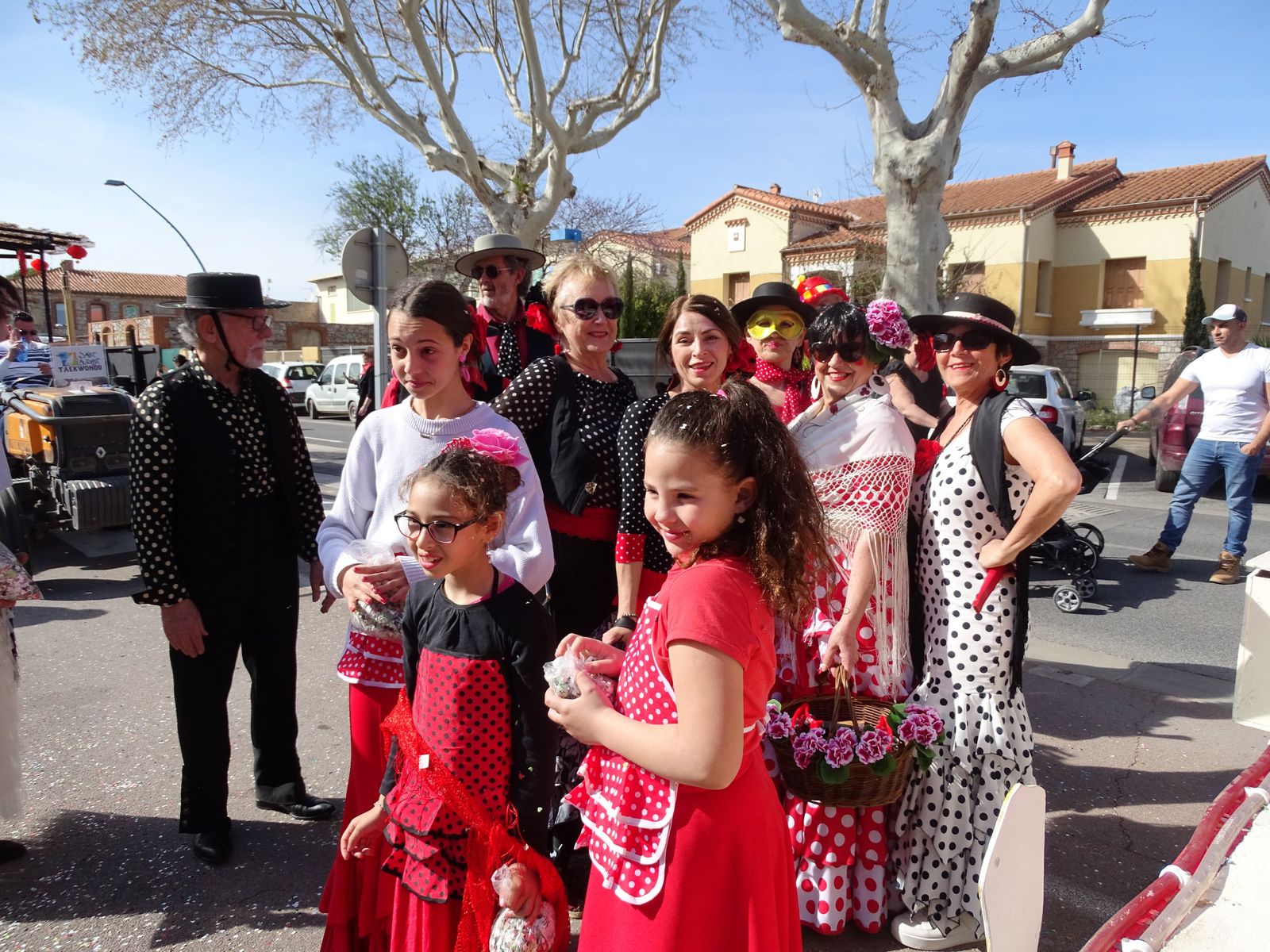 Participants costumés
