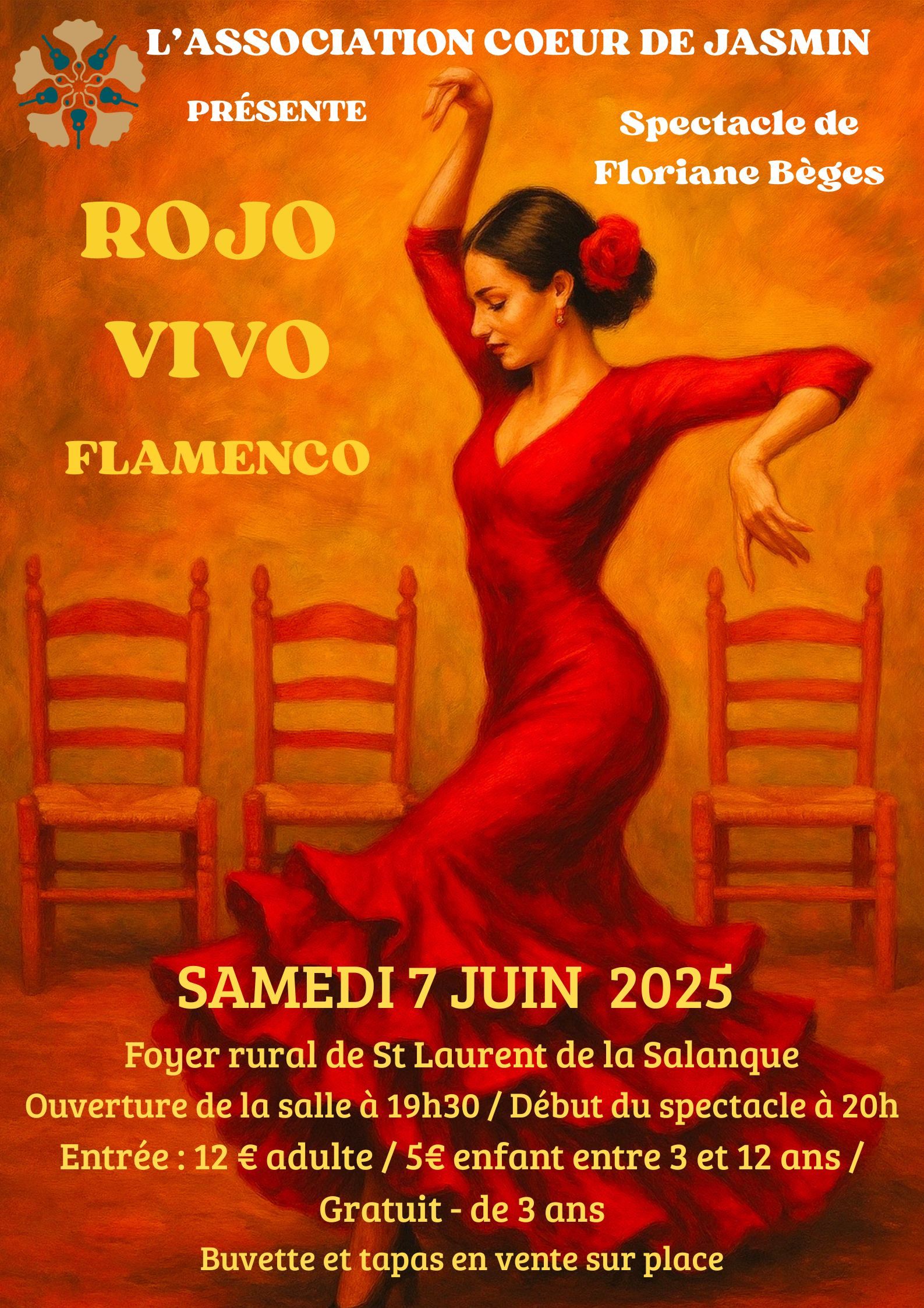 Affiche du spectacle Rojo Vivo